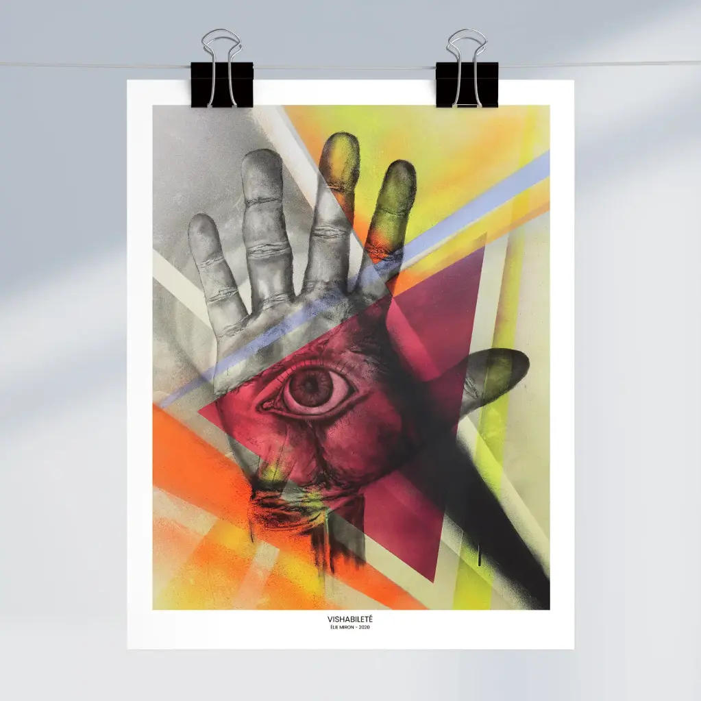 Vishabilité - Reproduction Fine Art par Élie Miron (5" x 7", Avec signature de l'artiste)